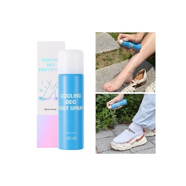 리르 [하프클럽]리르 쿨링 데오 풋 스프레이 - 쿨링 바디 스프레이 열감 냄새 진정케어