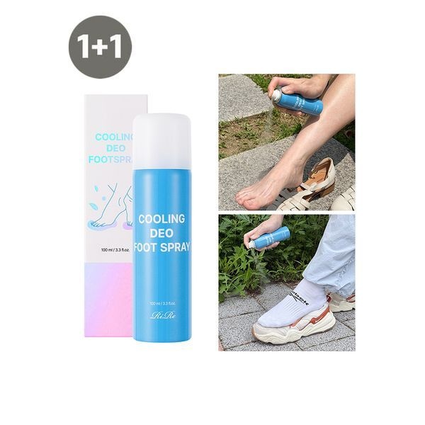 리르 [하프클럽]리르 쿨링 데오 풋 스프레이 - 쿨링 바디 스프레이 열감 냄새 진정케어