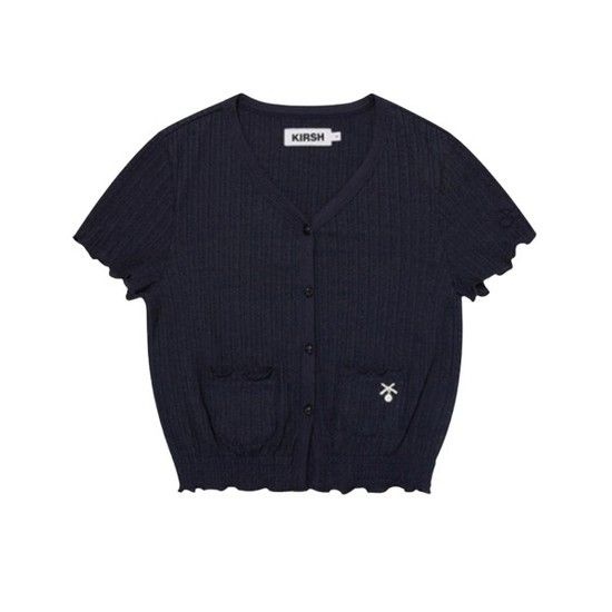 [키르시]스몰 체리 포플 브이넥 니트 가디건 KKRMCCD513M_NAA