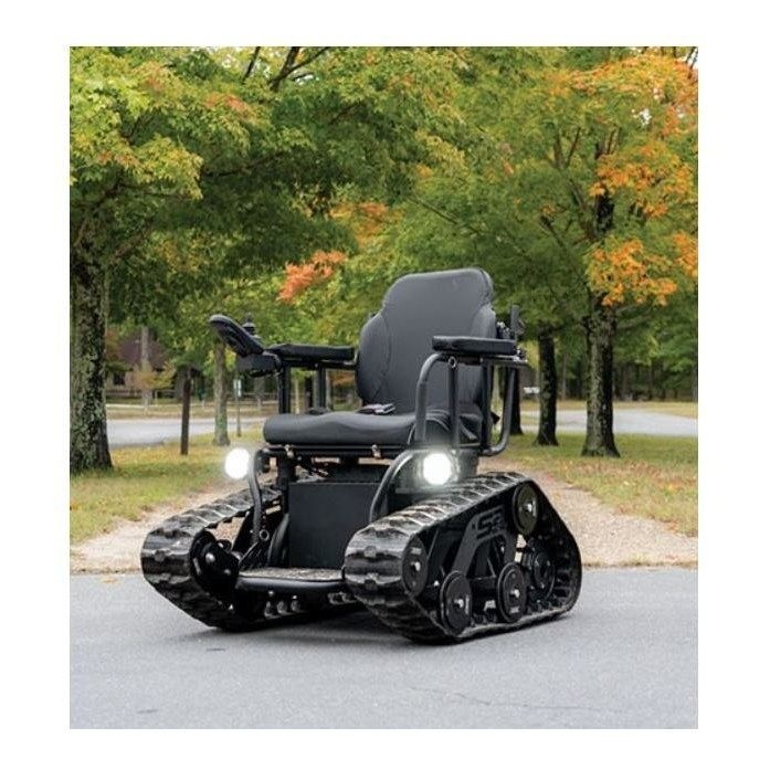 온라인119협력업체 DAFOE 강력한 모터 실외 오프로드 전동 트랙 휠체어 노인 노약자 장애인 나드리 휠체어