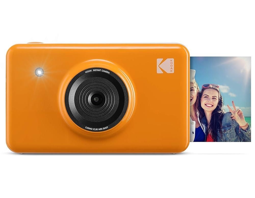 [해외] Kodak Mini Shot 무선 인스턴트 디지털 카메라 및 소셜 미디어 휴대용 포토 프린터, LCD 디스플레이, 프리미엄 품질 풀