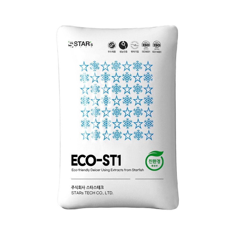국산 친환경 염화칼슘 제설제 저부식 스타스테크 ECO-ST1 5/15/20/25kg