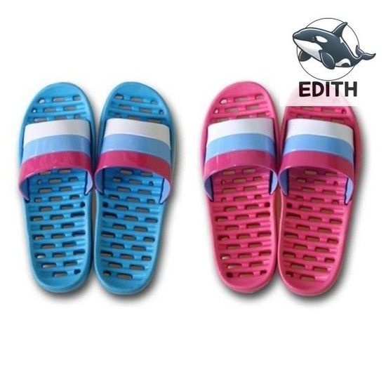 물빠짐 욕실화 핑크 블루 세련된 욕실 슬리퍼 트임형 푹신한 가벼운 욕실슬리퍼 화장실슬리퍼