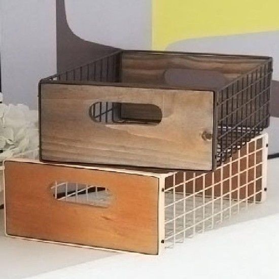 상세설명참조 소피아 우드 핸들 바스켓 서랍장정리함 다용도수납함 멀티박스 라탄바구니 라탄바스켓