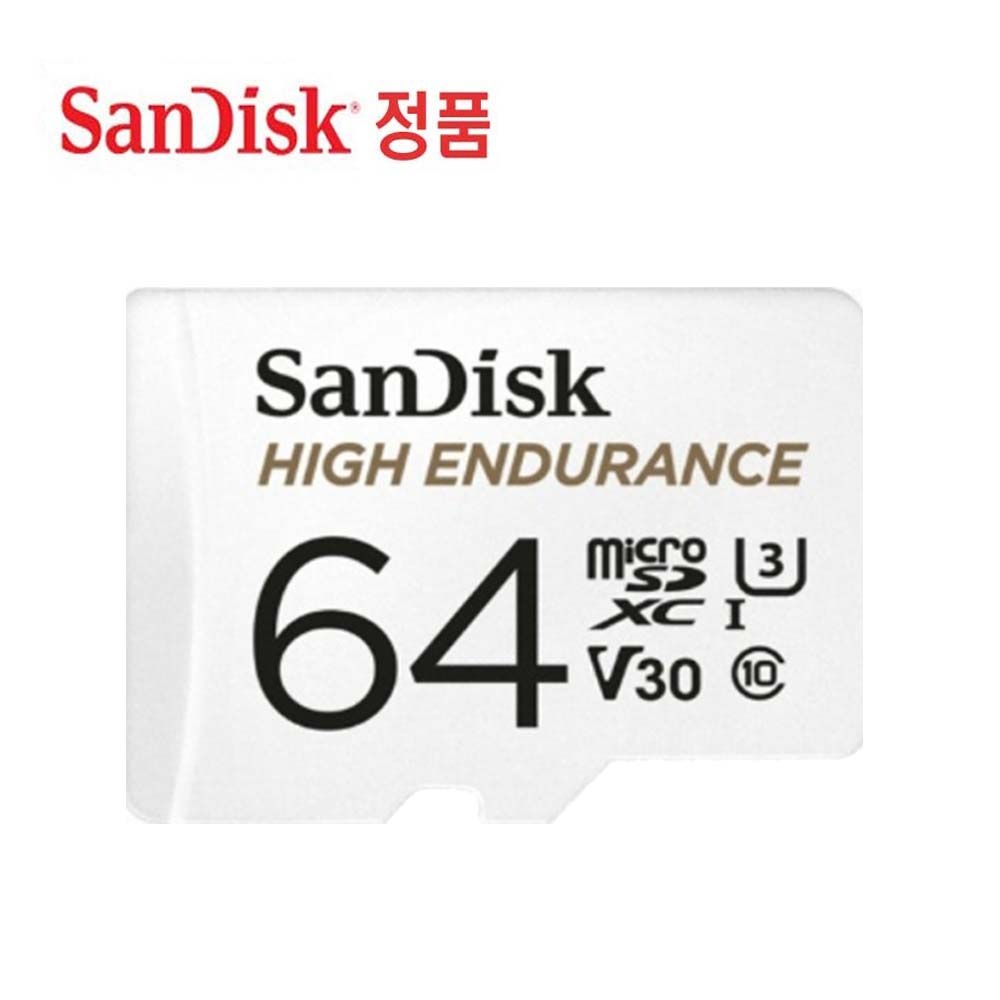 샌디스크 파인뷰 X1000 new 블랙박스 SD카드 64GB 4K 샌디스크정품