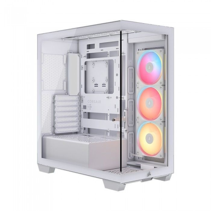 커세어 CORSAIR 3500X LX-R RGB iCUE LINK 강화유리 (화이트)