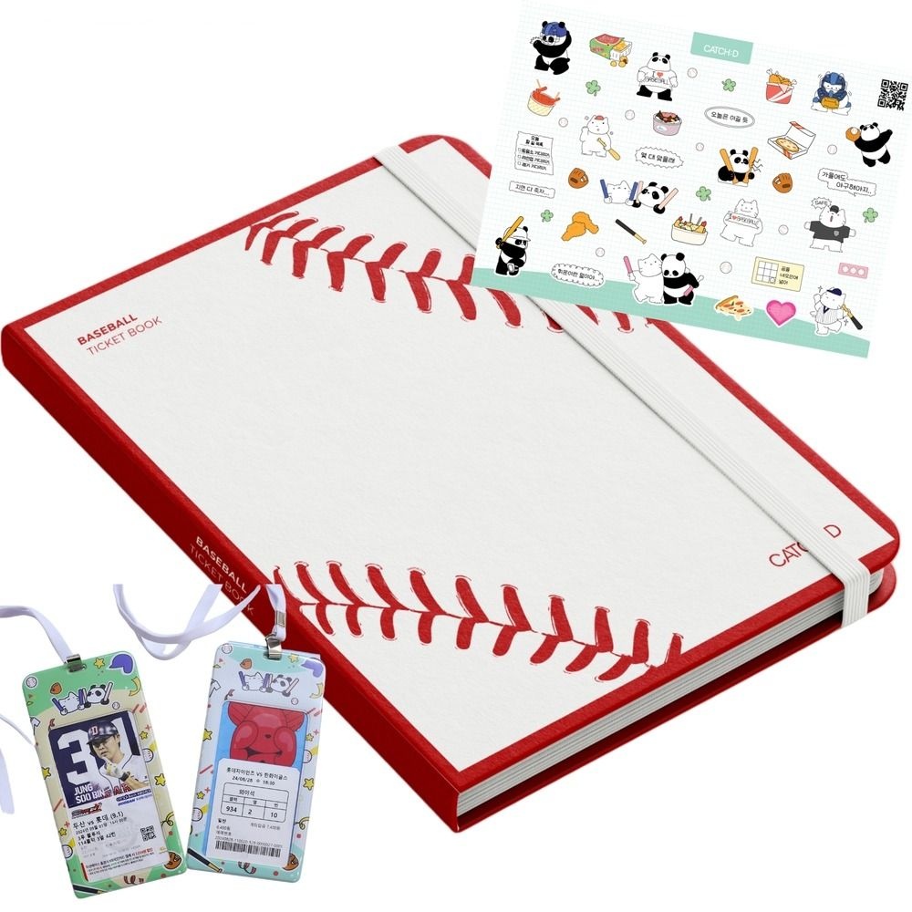 [패션플러스][갓샵]야구 티켓 북 보관 바인더 홀더 파우치 기아 두산 LG