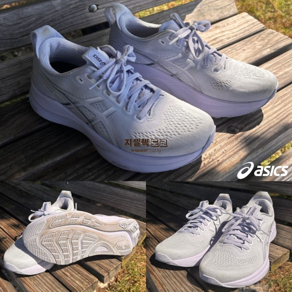 [해외] 아식스 젤 카야노32 여성 와이드 러닝화 마라톤화 조깅화 워킹화 1012B839 401