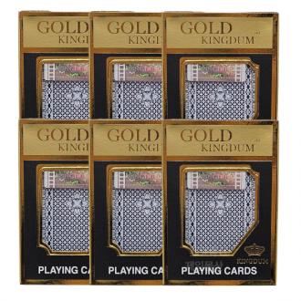 골드킹덤 트럼프 카드 고급 포커세트 플라스틱 6개