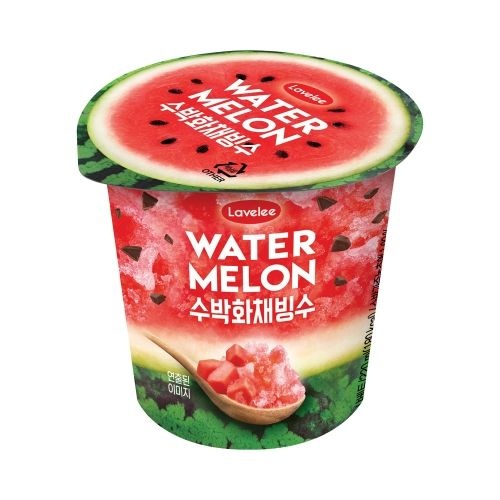 라벨리 수박 화채빙수 15개 220ml 아이간식 여름템 방학 학교 학원 편의점
