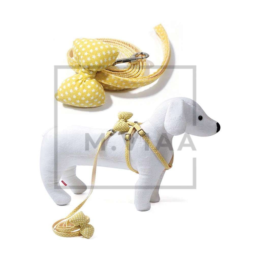 엠비아샵1협력사 엠비아샵3 별리본 하네스 리드줄세트 애견가슴줄 강아지목줄 강아지산책줄 반려견리드줄 리본하네스 소형견하