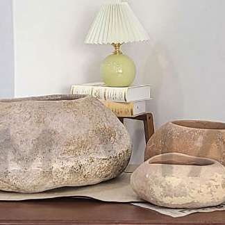 엠비아협력사 엠비아샵2 아쿠아 토분 스톤팟 분재형화분 실내화분 거실화분 낮은화분 테라스톤화분 도기화분