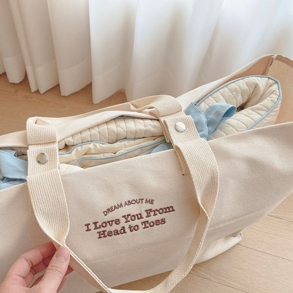 [보리보리]캔코 낮잠이불 캔버스가방