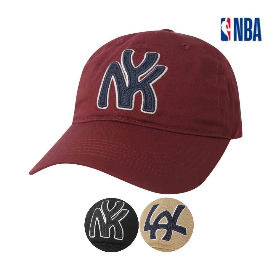 [롯데백화점] NBA 남여공용 볼캡 모자 빅사이즈 오버캡 대두캡 빅사이즈캡 롱챙 (N255AP248P) LE1220280033