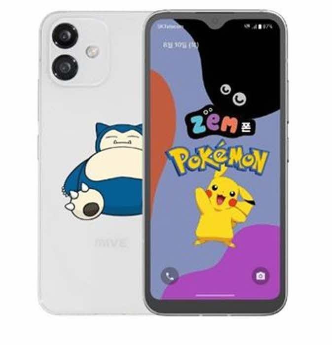 마이브 MIVE AT-M130 키즈폰 시나모롤 /포켓몬 128G 미사용 공기계  자급제 새제품 굿즈패키즈포함 알뜰폰 사용가능