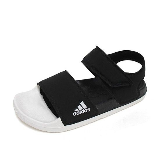 상품상세참조 아디다스 아딜렛 남성 스포츠 여름 샌들 아쿠아슈즈 블랙화이트 HP3006