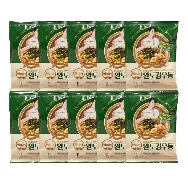삼립 [하프클럽]하이면 완도김 우동 10개