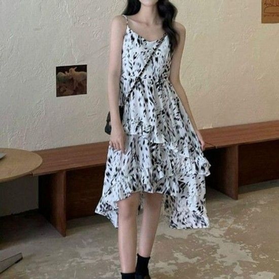 알티피아 끈나시 베이직 여성 원피스 1P 캉캉 치마 여름 데이트 나들이원피스 끈나시원피스