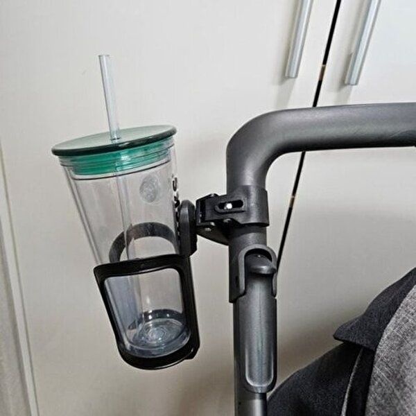 고품질 거치형 유모차 컵홀더 자유 회전 텀블러 커피 엄마 주부 아기 커피거치대 커피홀더 맘카페 WEC704D