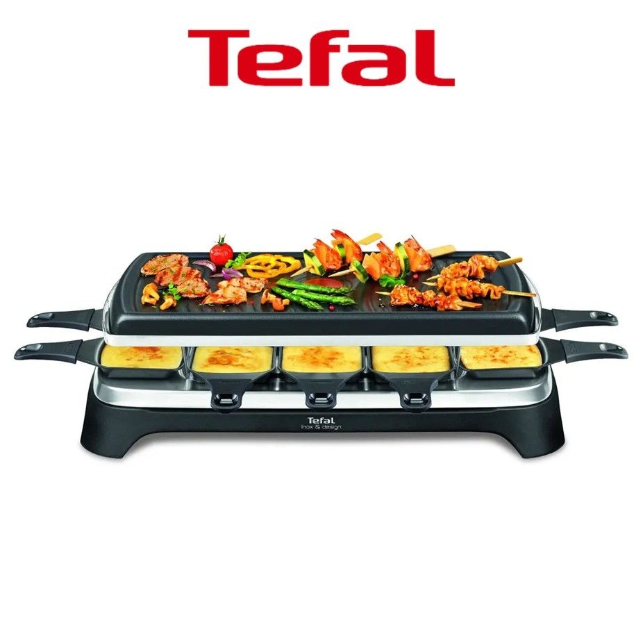 [해외] 테팔 엠비언스 10인용 라클렛 테이블 그릴 1350W RE4588