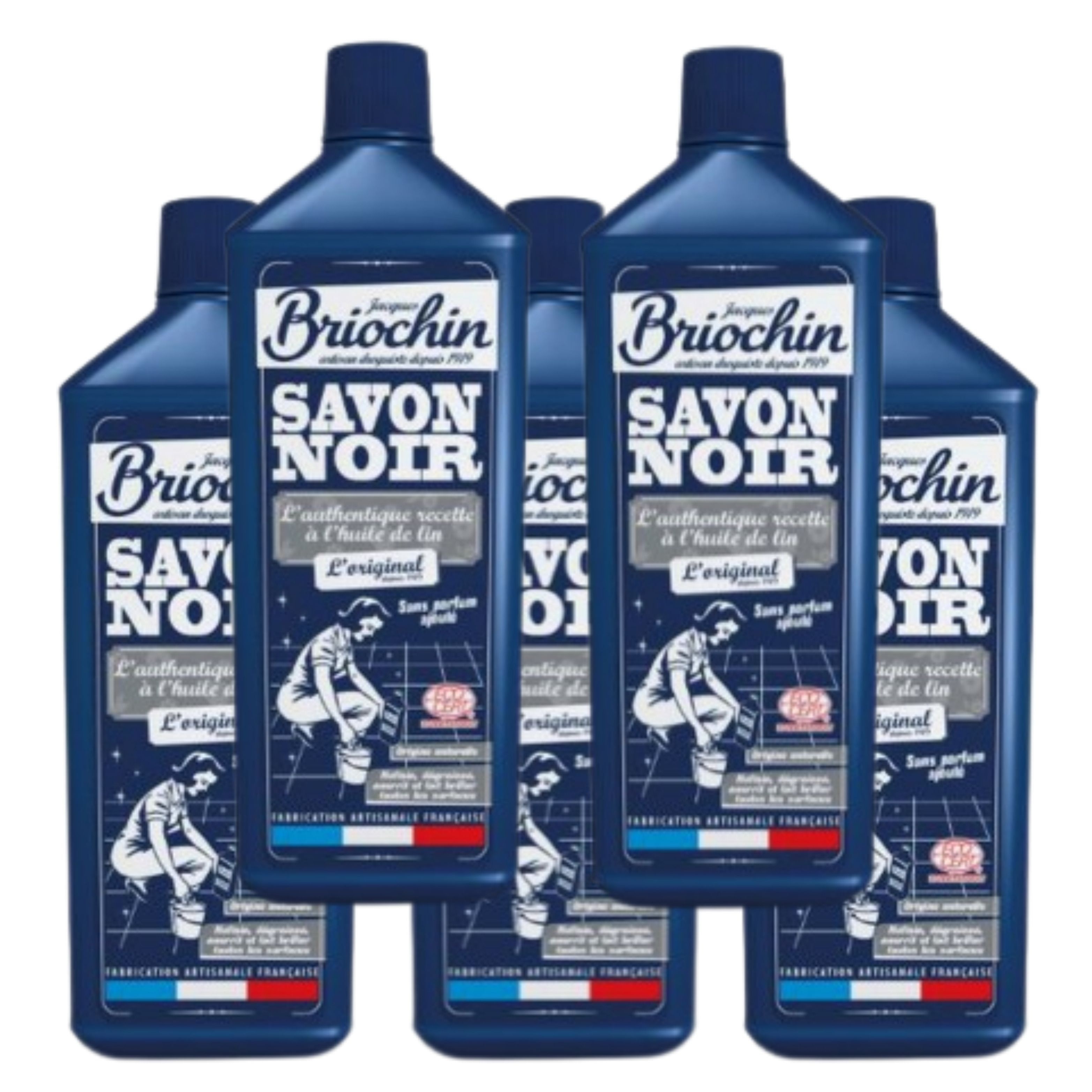 [해외] 브리오신 사봉느와르 리퀴드 블랙 솝 다목적 세정제 1L x 5개입