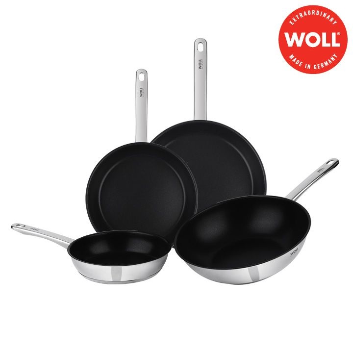 볼 [WOLL] 다이아몬드 쿡 스텐 후라이팬  4종세트 (FP20+24+28cm+28WOK)