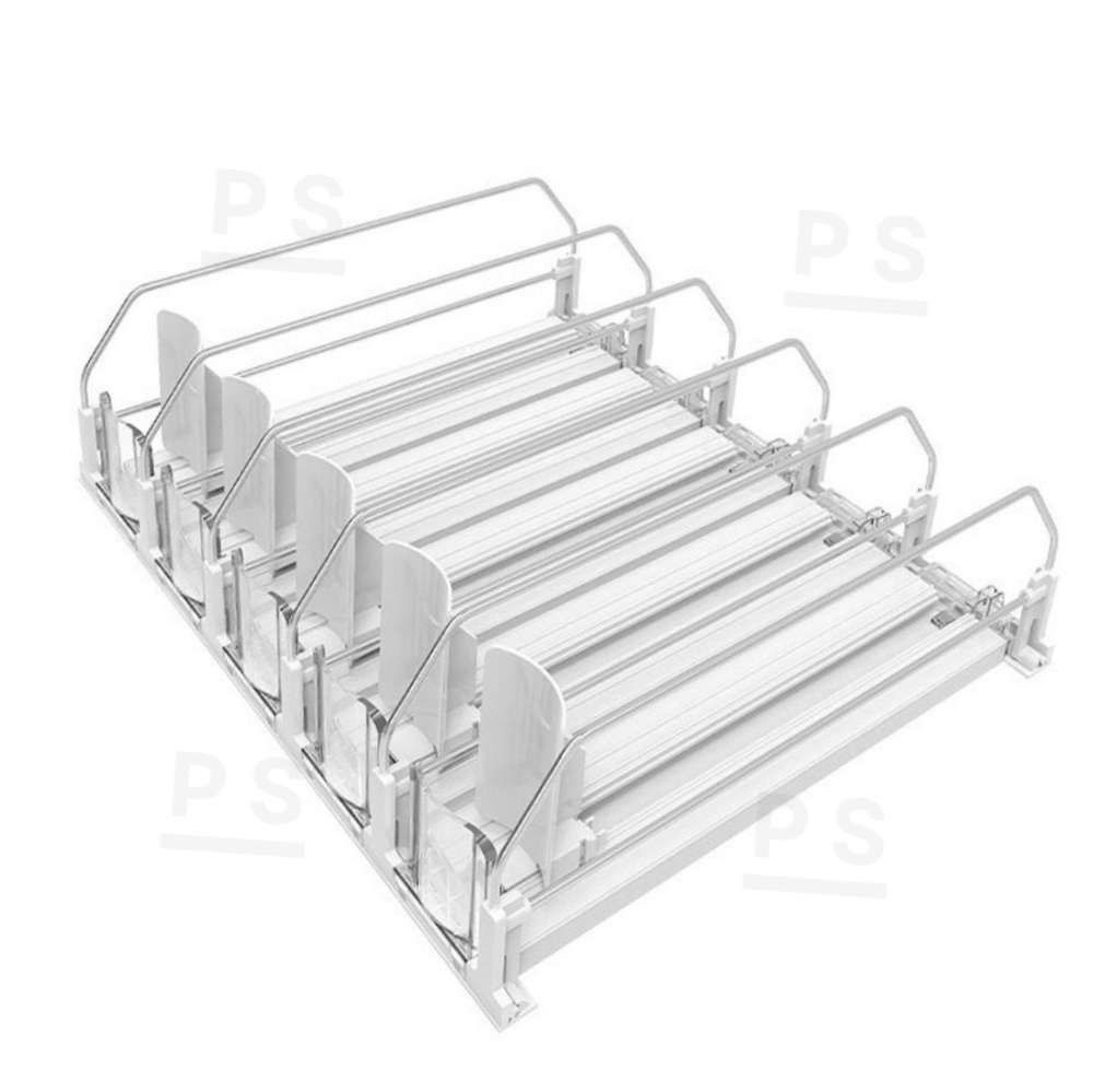 캔음료 디스펜서 31CM 3열 냉장고캔정리디스펜서 냉장고맥주디스펜서 자동캔음료디스펜서레일형