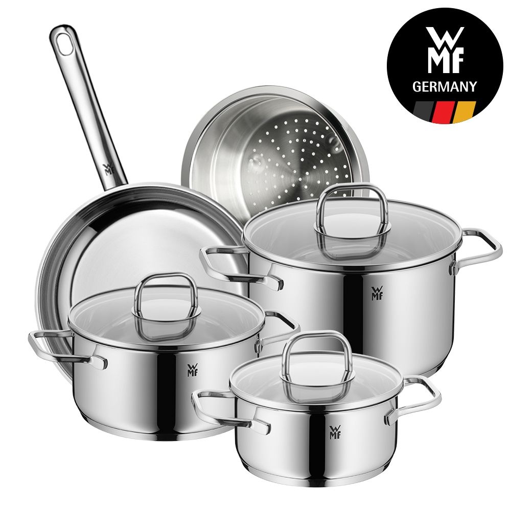 WMF WMF [WMF] NEW사피르 양수냄비,후라이팬 5종세트 (16L+20L+20H+FP24+찜기)