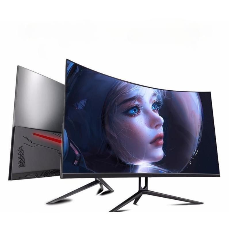 [해외] 32인치 커브드 게이밍 모니터 고화질 165HZ 게이머 필수 몰입감 있는 게임 환경 제공, 가성비 좋은 컴퓨터 모니터