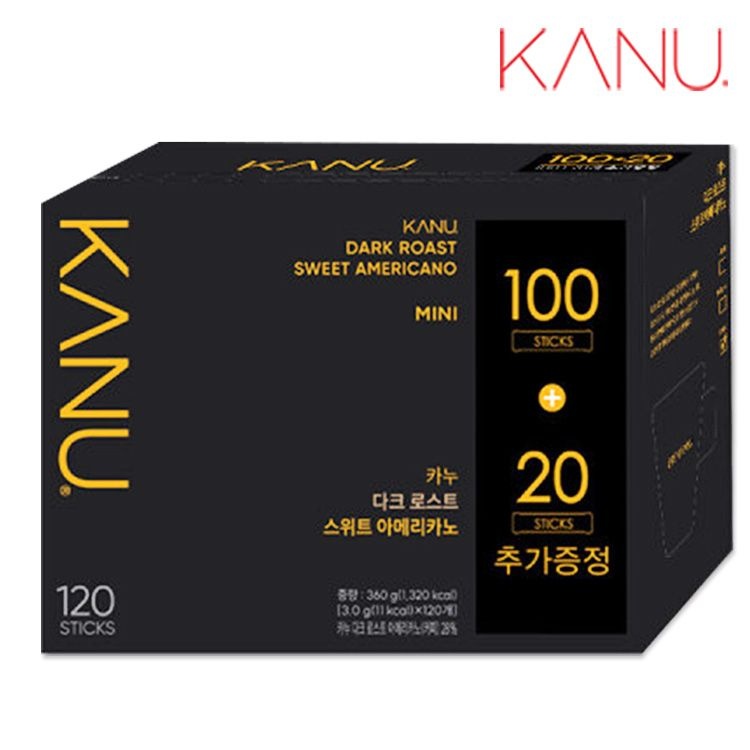 카누 맥심 카누 미니 다크 로스트 스위트 아메리카노 120T /블랙커피