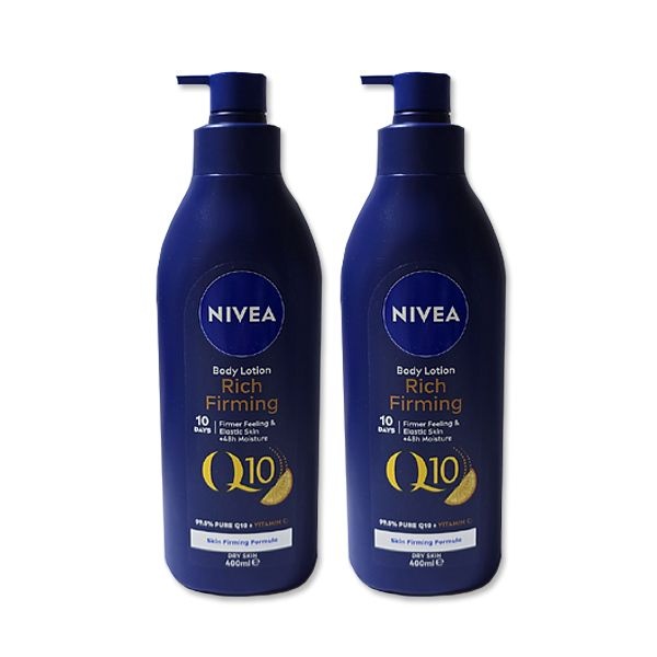 [오늘출발] 니베아 Q10 리치 바디로션 400ml x2개