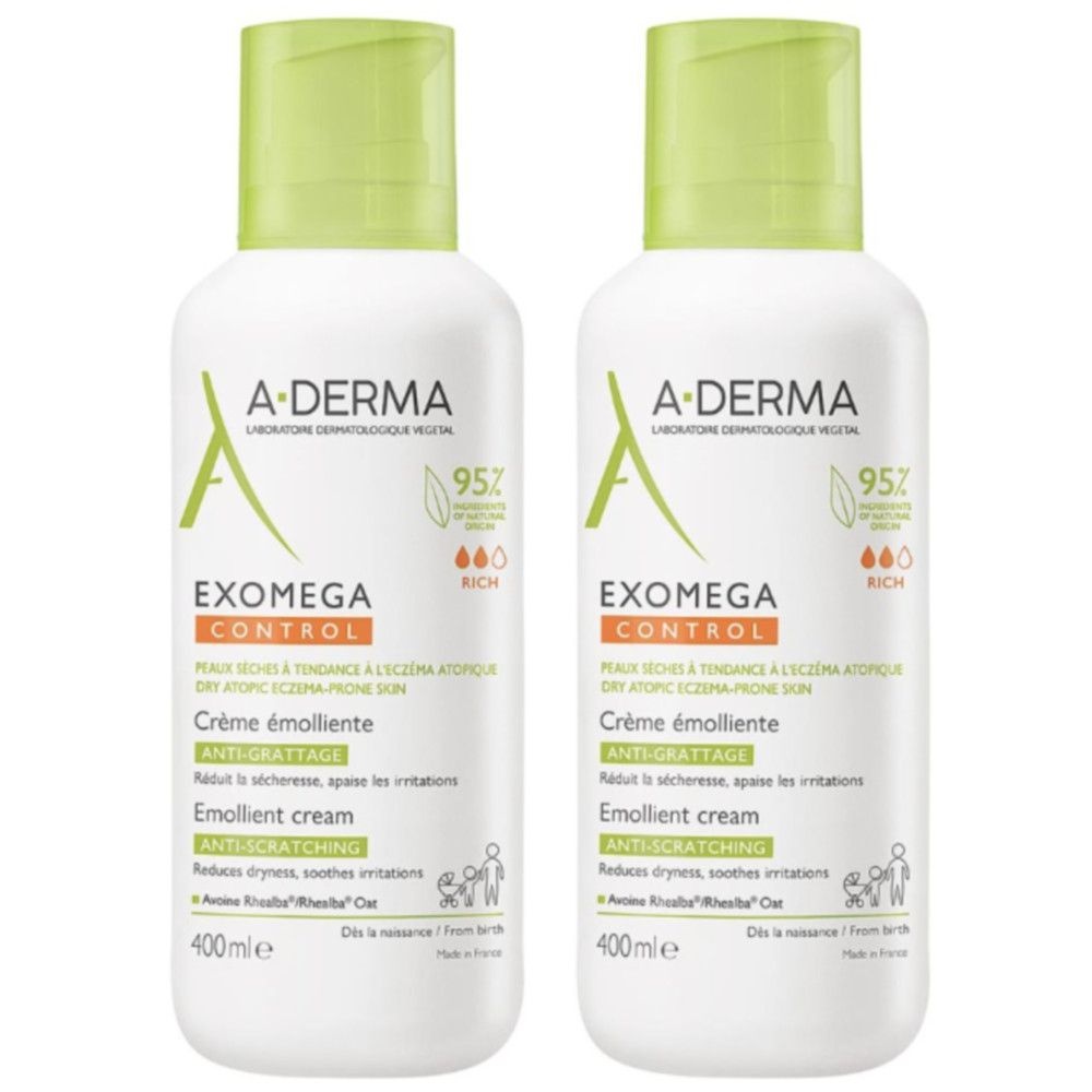 [해외] 아더마 엑소메가 컨트롤 크림 에몰리언트 400mlx2