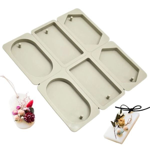 [하프클럽]혼합 6구 왁스 타블렛 석고 방향제 실리콘 몰드