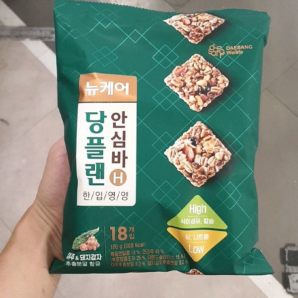 상세설명표기 뉴케어 당플렌 안심바 10g x 18입