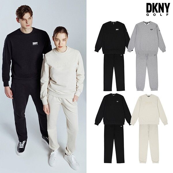 [디케이엔와이골프] [DKNY GOLF] 24SS 코튼 트레이닝셋업 남녀 4종세트 택1