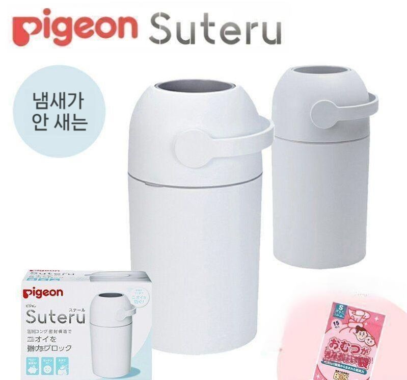 [해외] 냄새차단쓰례기통 피존 기저귀 휴지통 무취 냄새 제어