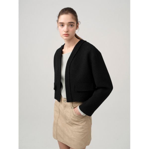 ON&ON Crop Tweed Jacket NEW4MJ329_10 689171