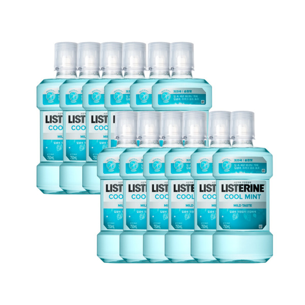 리스테린 내츄럴 시트러스향 구강청결제 250ml x24개, image size:1000x1000