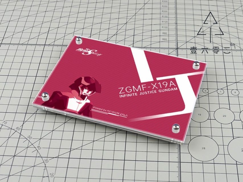 [해외] HG/RG MGEX 인피니트 저스티스 건담 아크릴 액션 베이스 건프라 스탠드 거치대