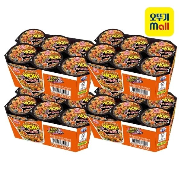 [오뚜기] WOW 새우진짬뽕 컵 80g 24개