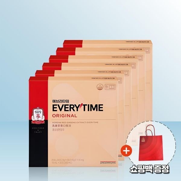 [하프클럽]정관장 홍삼정 에브리타임 오리지널 10ml x 30포 x 6개 / iuy