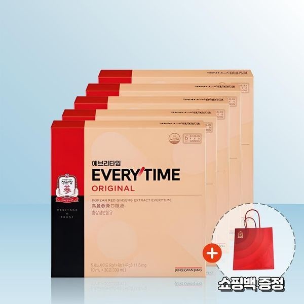 [하프클럽]정관장 홍삼정 에브리타임 오리지널 10ml x 30포 x 5개 / iuy