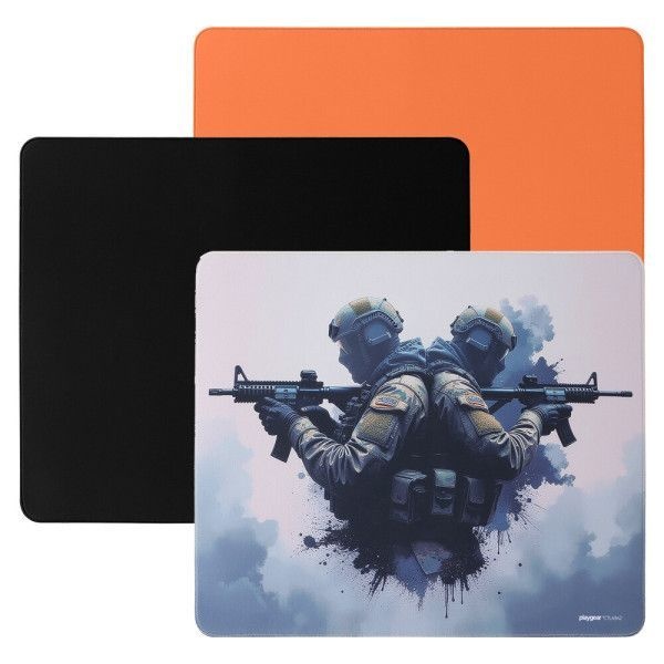 플레이기어 49 x 42cm FPS 용 대형 게이밍 마우스패드 슬라이딩 브레이킹 밸런스 배그 발로란트 오버워치