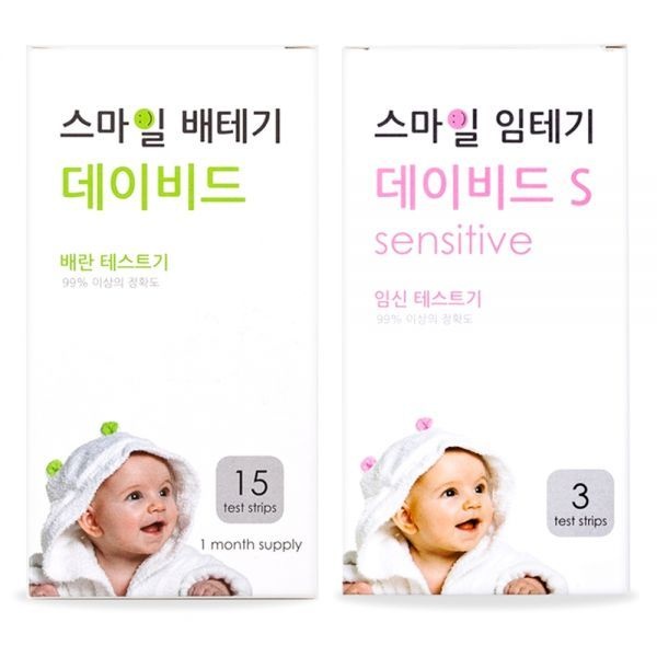 스마일랩 스마일 데이비드 배란테스트기 15p + 임신테스트기 S 3p