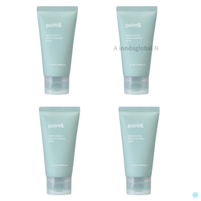 나우코스 포인트앤 수분 베지 클렌징 폼 클렌저 여행용 50g 4개