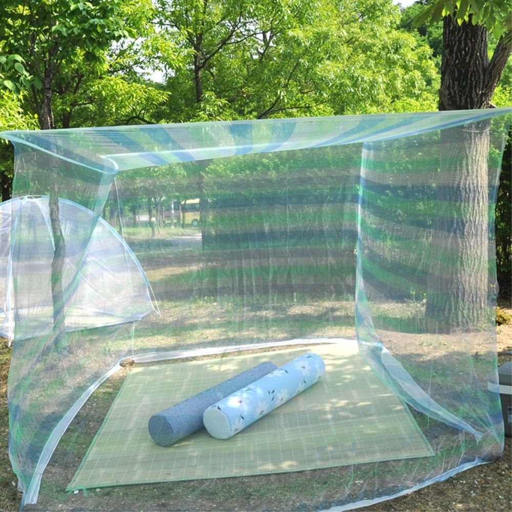 대가족 모임 가성비 초대형 사각 모기장 야영 아기잠 파리