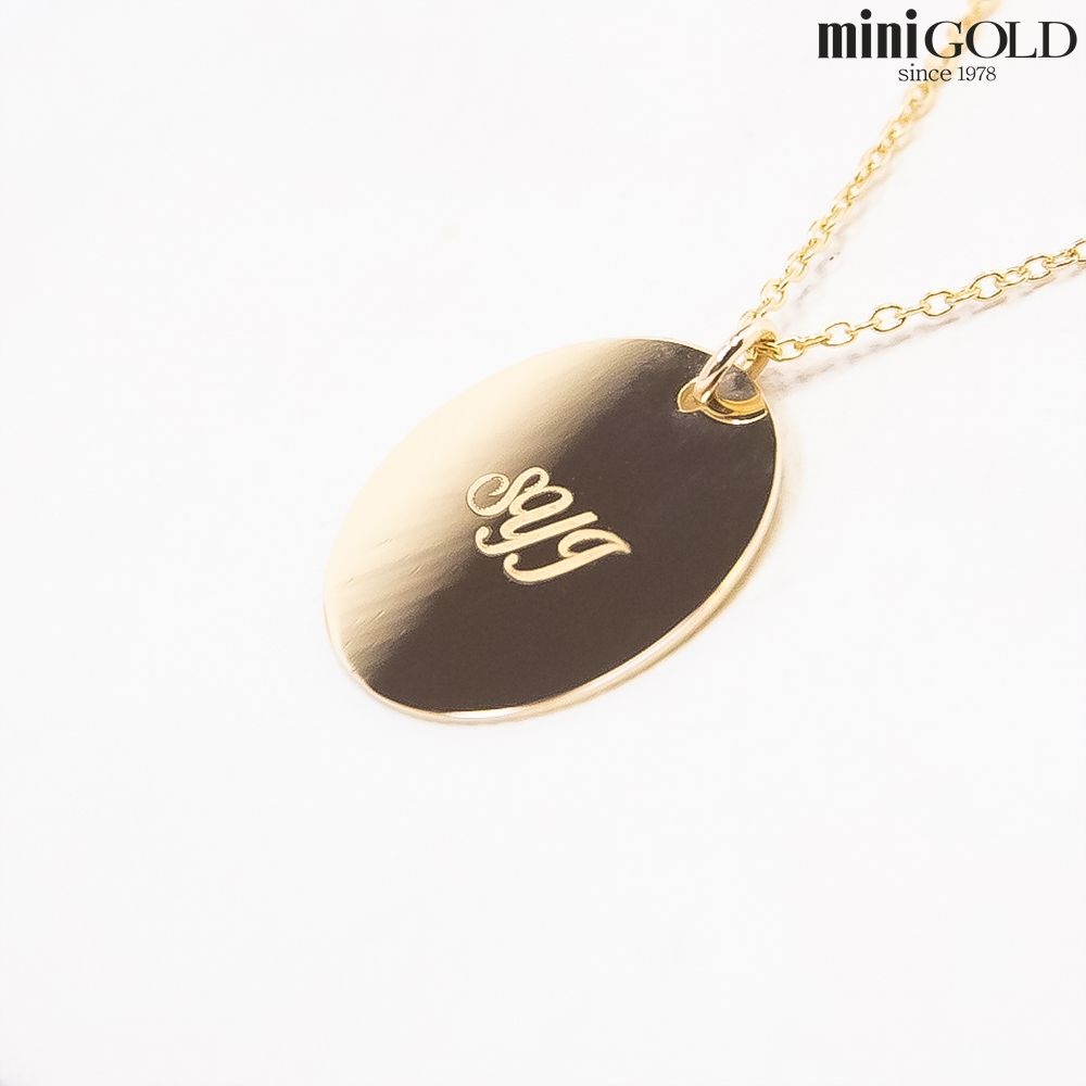 미니골드 김천점 로즈코인 목걸이(15mm) 14K 18K NNTM4050