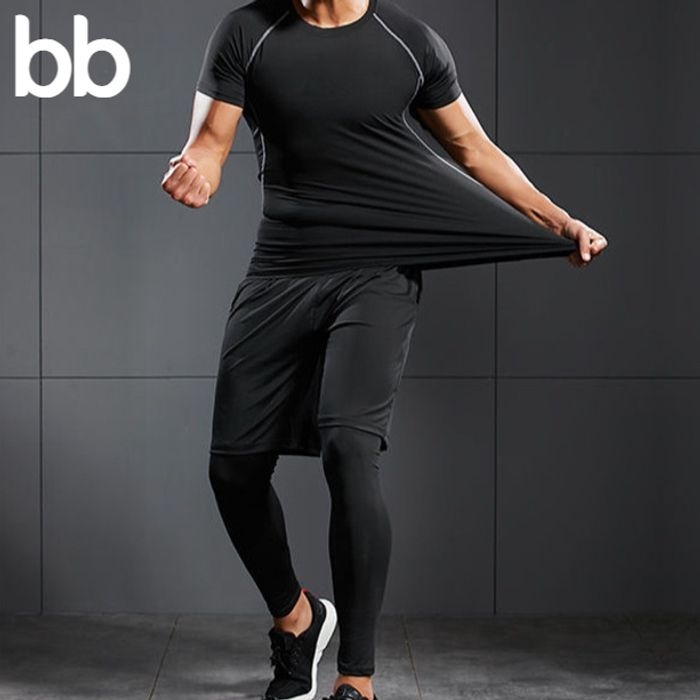 비비베베협력사 [해외] 남자 트레이닝복 세트 겨울러닝복장 겨울러닝복 자켓 기모 조거 맨투맨 조거팬츠 반팔 운동복