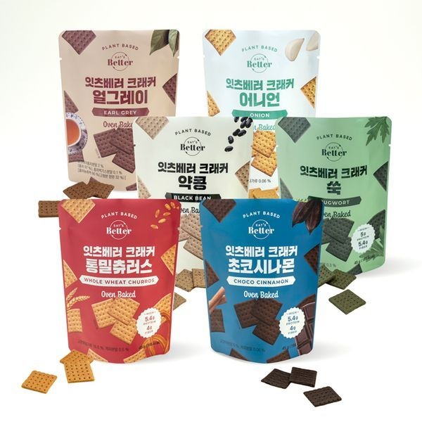 조선달타운 잇츠베러 비건 간식 크래커 45g (맛 택1)