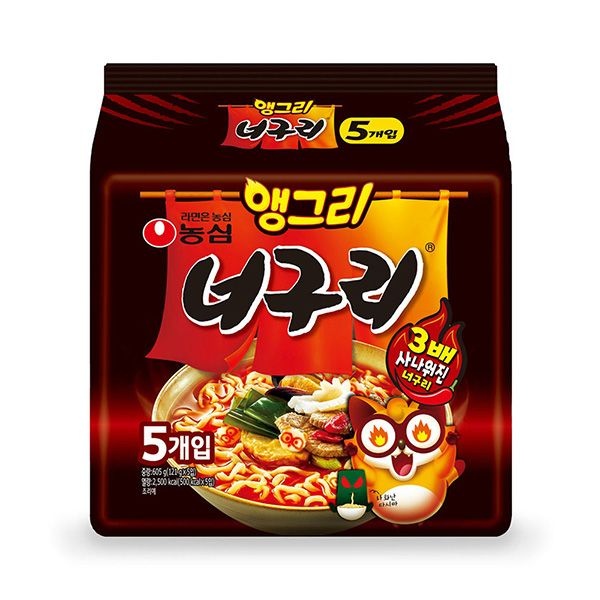 [오늘출발] 농심 앵그리 너구리 121g 20개